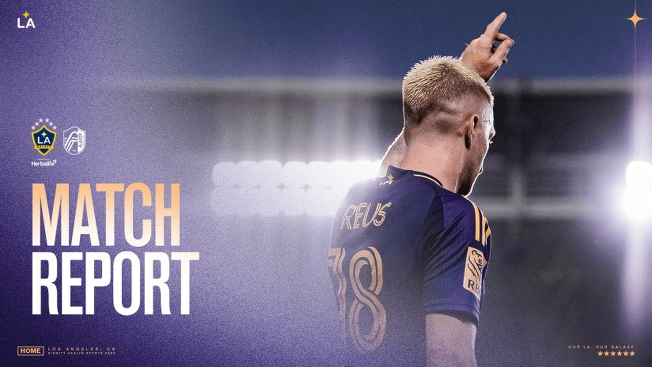 Марко Ройс появляется на изображении отчета о матче LA Galaxy